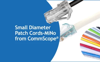 Reduce Crowding with MiNo Small Diameter Patch Cords from CommScope®