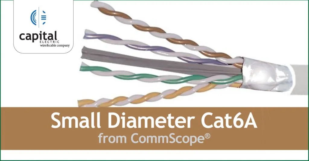 small diameter cat6a