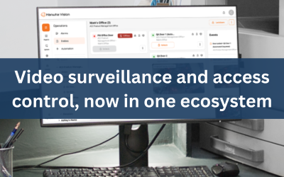 Video surveillance and access control, now in one ecosystem