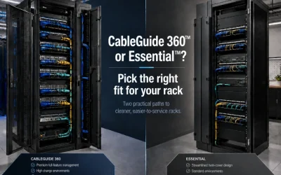 CableGuide 360 or Essential? Pick the right fit for your rack