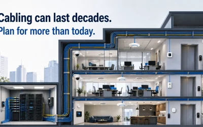 Cabling can last decades. Plan for more than today.