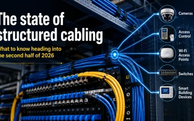If you have structured cabling work coming up in the second half of the year, check availability now