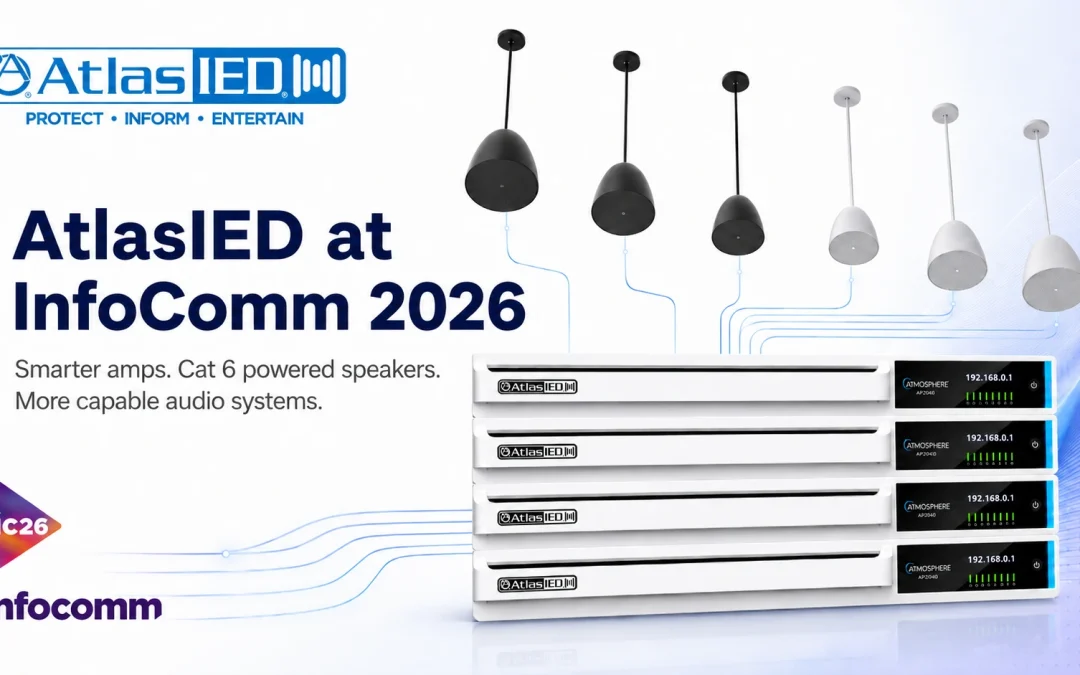 Smarter amps. Cat 6 powered speakers. More capable audio systems.